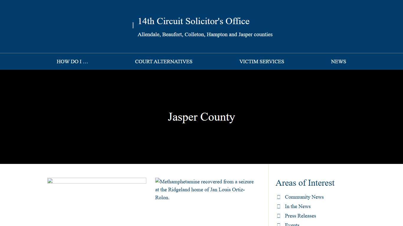 Jasper County Archives • Fourteenth Circuit Solicitor's Office